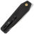 Нож Kizer Tomb сталь Nitro-V рукоять Black Aluminium