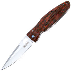 Нож Mcusta Tokugawa Ieyasu сталь VG-10 рукоять Red Pakka Wood (MC-0183)