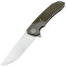 Нож Maxace Goliath 2.0 satin cталь K110 рукоять Brown Micarta/Blackwash Ti