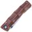 Нож Mcusta Shinra Emotion Take сталь VG-10/Damascus рукоять Stamina Wood (MC-0074DR)
