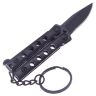 Нож Мастер-К Гном черный сталь 420 рукоять сталь (MK205A)