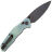 Нож Bestechman Ronan Black Titanized Stonewash сталь 14C28N рукоять Jade G10 (BMK02I)