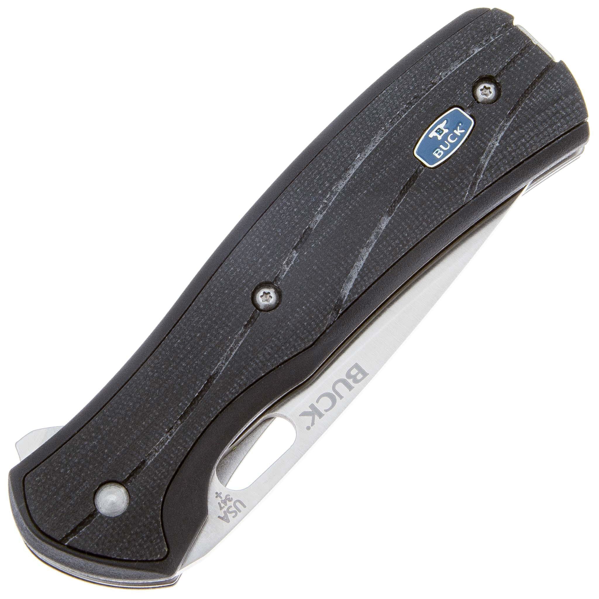 絶廃品」BUCK社USA製Vantage PRO「高級鋼材S30V・BOS焼仕様」G-10仕様。25度本刃付け済 新品未使用｜ナイフ