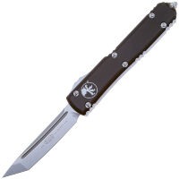 Нож Microtech Ultratech T/E Stonewash сталь M390 рукоять Black Aluminum (123-10)