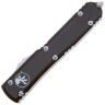 Нож Microtech Ultratech T/E Stonewash сталь M390 рукоять Black Aluminum (123-10)