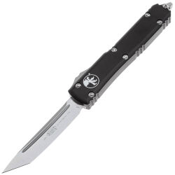 Нож Microtech Ultratech T/E Stonewash сталь M390 рукоять Black Aluminum (123-10)