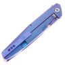 Нож Rike Knife 1507T сталь M390 рукоять Blue Ti