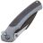Нож We Knife Ziffius blackwash/satin сталь CPM-20CV рукоять Gray Ti/Twill CF (WE22024A-1)