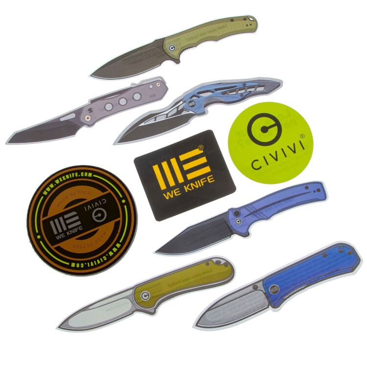 Набор патч и стикеры WE Knife Civivi Made Better