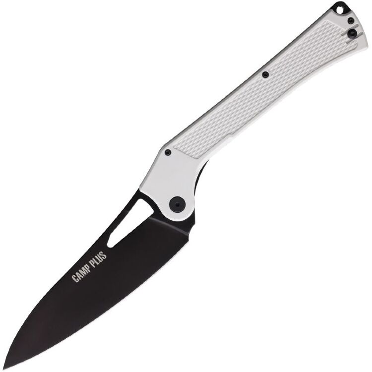 Нож Ontario Camp Plus Cleaver 5.5" black сталь 420 рукоять White GFN (4325WH)
