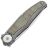 Нож Real Steel Avangard сталь M390 рукоять Titanium/Green Micarta (9781)