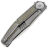 Нож Real Steel Avangard сталь M390 рукоять Titanium/Green Micarta (9781)
