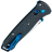 Нож Benchmade Bailout сталь M390 рукоять Carbon Fiber Blue Hardware (537-09)