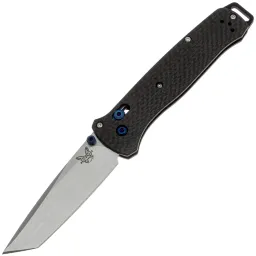 Нож Benchmade Bailout сталь M390 рукоять Carbon Fiber Blue Hardware (537-09)