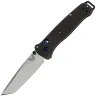 Нож Benchmade Bailout сталь M390 рукоять Carbon Fiber Blue Hardware (537-09)