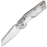 Нож Microtech Marfione Select MSI Mini stonewash сталь M390MK рукоять Grey Titanium