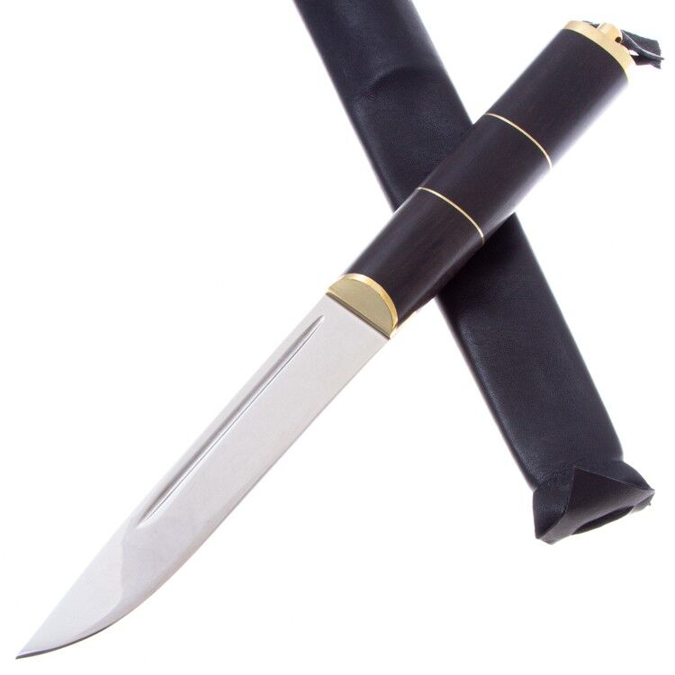 Нож Кизляр Абхазский средний сталь AUS-8 полированный рукоять орех (011733)