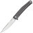 Нож Real Steel Teres satin сталь Nitro-V рукоять Gray Aluminum (7111GS)