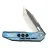 Нож WE Knife Gunwale hand polished сталь M390 рукоять Blue Terrain Titanium (WE24048-3)
