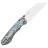 Нож Kizer Wharning stonewash сталь N690 рукоять Multicolor Vortex Micarta