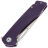 Нож SHOOZIZ XUN120 satin сталь D2 рукоять Purple G10