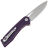 Нож SHOOZIZ XUN120 satin сталь D2 рукоять Purple G10