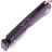 Нож SHOOZIZ XUN120 satin сталь D2 рукоять Purple G10