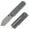 Нож Kristal Porebrick сталь 14C28N Stonewash рукоять Grey Aluminium