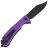 Нож Daggerr Powie DL blackwash сталь 8Cr14MoV рукоять Purple FRN