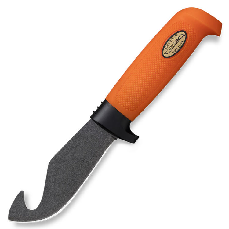 Нож Marttiini Martef Skinning Hook Orange рукоять резина (378014T)