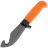 Нож Marttiini Martef Skinning Hook Orange рукоять резина (378014T)
