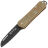 Нож FOX Vulpis 45 Black сталь M390 рукоять латунь (FX-VP108 OTB)