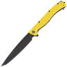 Нож Daggerr Shogun DL blackwash сталь 8Cr14MoV рукоять Yellow FRN