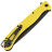 Нож Daggerr Shogun DL blackwash сталь 8Cr14MoV рукоять Yellow FRN