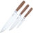 Набор кухонных ножей Boker Core Set Trio сталь X50CrMoV15 рукоять орех (130791SET)