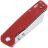 Нож QSP Penguin Satin сталь D2 рукоять Red Micarta (QS130-D)