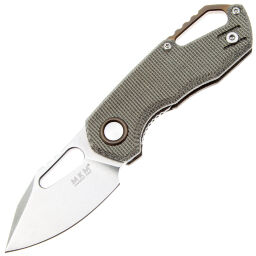 Нож MKM Isonzo Clip Point сталь M390 рукоять Green Canvas Micarta (FX03M-3GC)