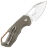 Нож MKM Isonzo Clip Point сталь M390 рукоять Green Canvas Micarta (FX03M-3GC)