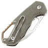 Нож MKM Isonzo Clip Point сталь M390 рукоять Green Canvas Micarta (FX03M-3GC)