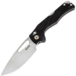 Нож SRM 239X-GB satin сталь 14C28N рукоять Black G10