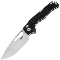 Нож SRM Mirage stonewash сталь 14C28N рукоять Black G10 (239X-GB)