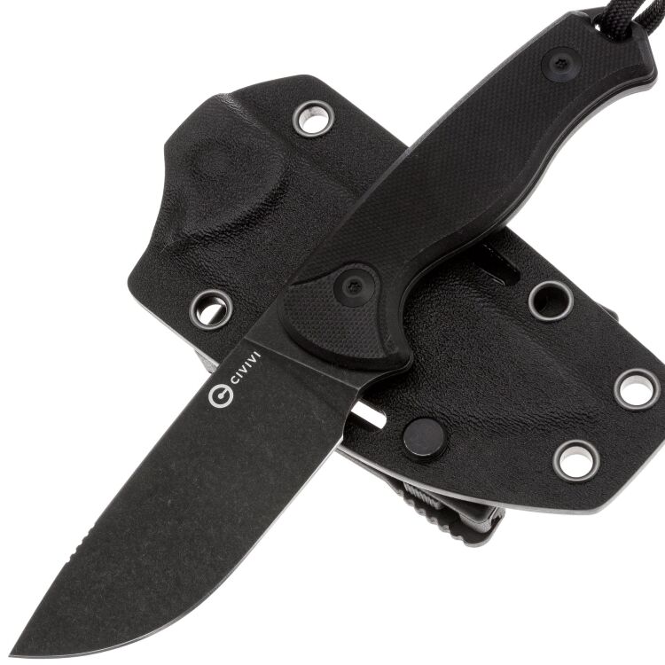 Нож CIVIVI Timberbark blackwash сталь 14C28N рукоять Black G10 (C23094-1)