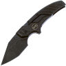 Нож We Knife Typhoeus Blackwash сталь CPM-20CV рукоять Black Titanium (WE21036B-1)