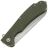 Нож Daggerr Smoke Eater DL serrated stonewash сталь 8Cr14MoV рукоять Olive FRN