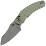 Нож Kizer Bulldog black сталь Nitro-V рукоять Green Micarta