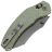 Нож Kizer Bulldog black сталь Nitro-V рукоять Green Micarta