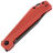 Нож Kristal Liniya cталь14C28N Blackwash рукоять Red G10