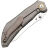 Нож Kansept Tipper satin сталь S35VN рукоять Bronze Titanium