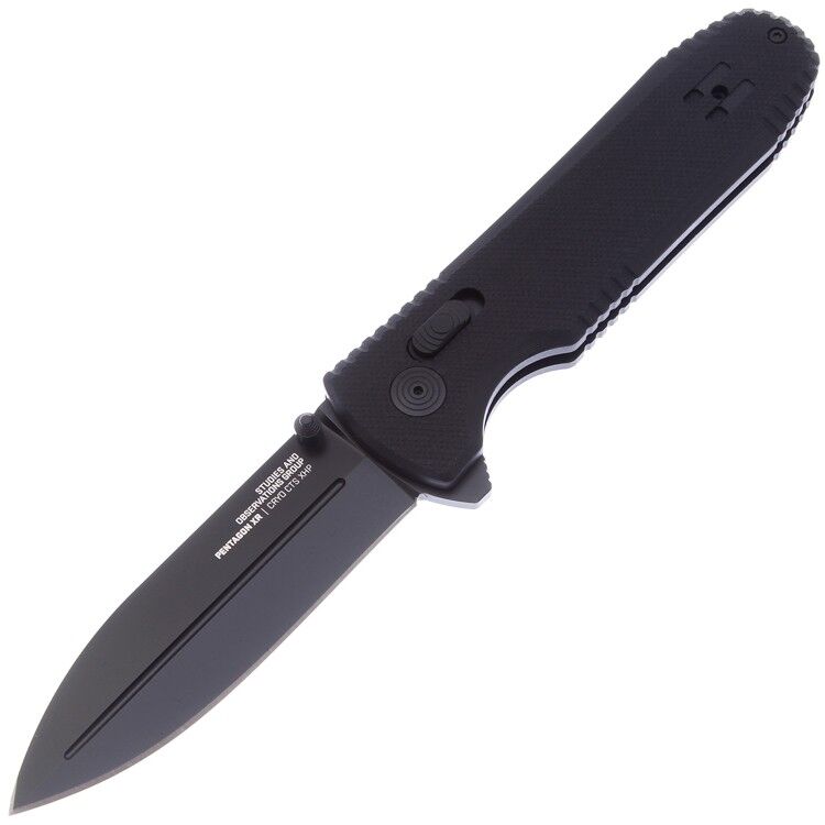 Складной нож SOG Pentagon Mk3 TiNi сталь CTS-XHP, рукоять Black G10