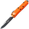 Нож Microtech UTX-85 S/E black сталь M390 рукоять Orange Aluminum (231-1OR)